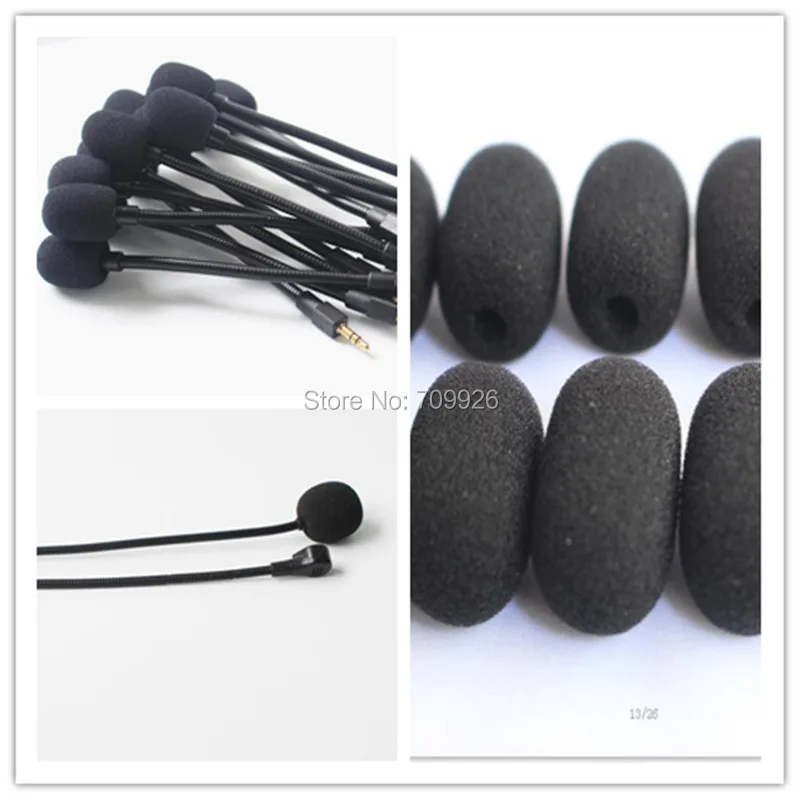 

5mm Lapel microphone cover foam Windscreens sponge windshields replacement mic covers 5mm opening & 25mm inner length 10 pcs