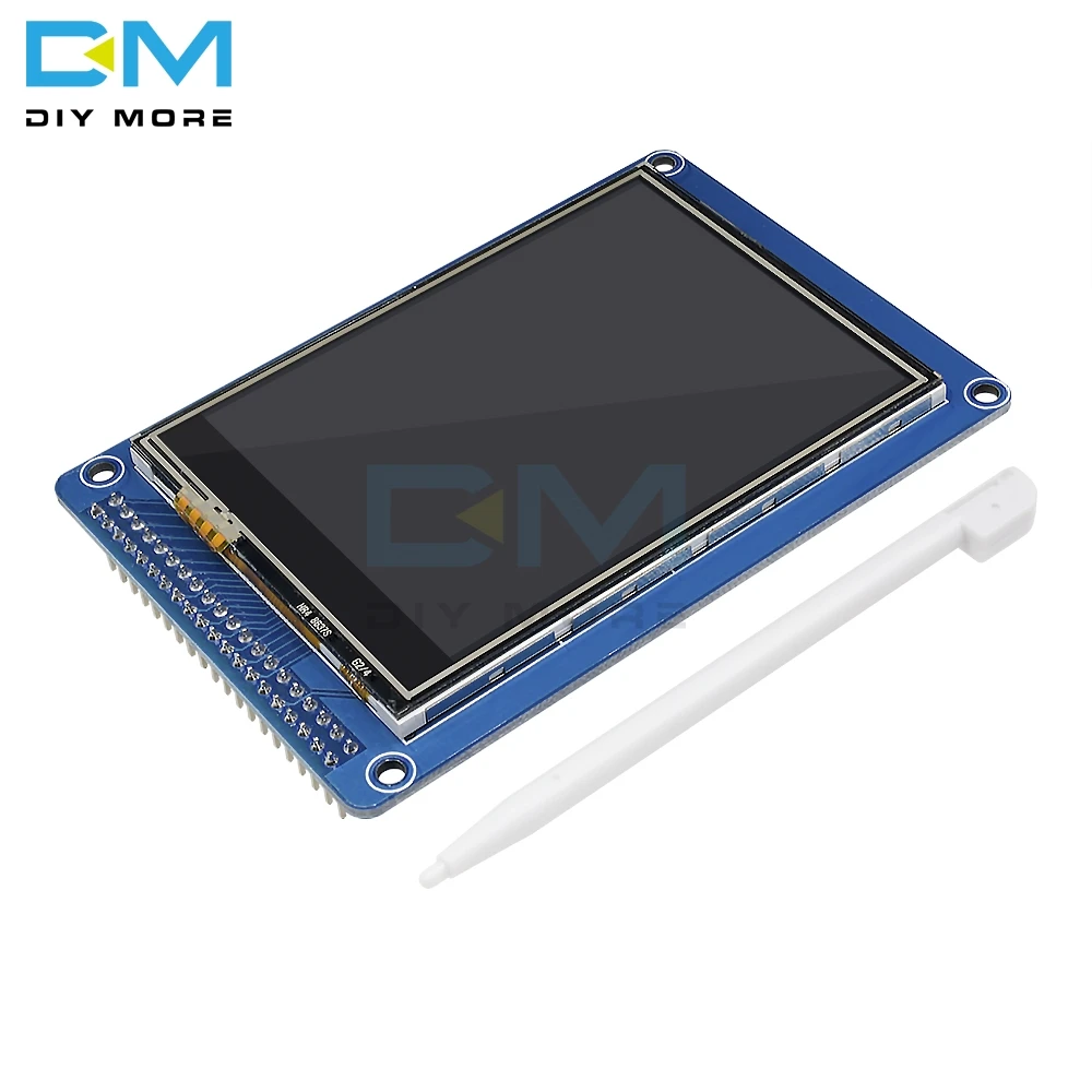 

3.2 inch 240x320 RGB TFT LCD Module Display with Touch Panel SD Card Than 128x64 LCD ILI9341 Controller 3.3V 16 Bit RGB565 DIY