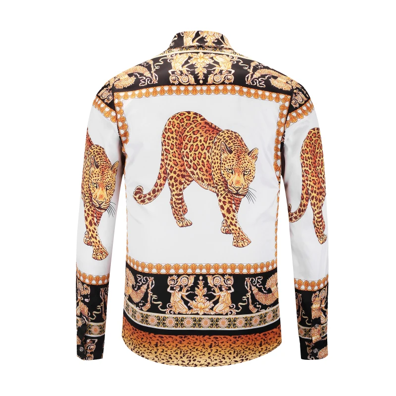 Правда гуляка 3D Тигр пантера рубашки мужские в стиле хип хоп для ночного клуба