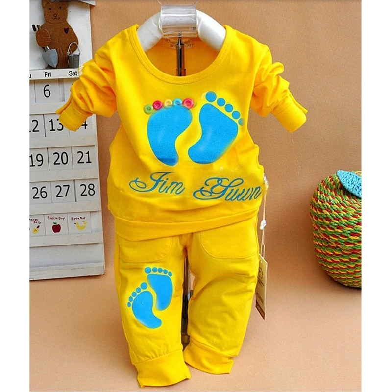 Горячая Распродажа Новая детская одежда с рисунком комплект для мальчиков