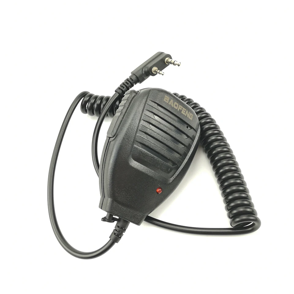1/2 шт Baofeng BF-888S UV-5R UV-5RC UV-5RE иди и болтай Walkie Talkie Ручной микрофон Динамик Портативный двухстороннее радио аксессуары для микрофона