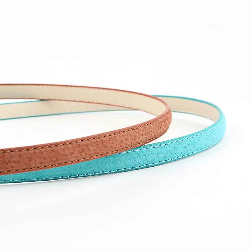 Новый тонкий пояс Женский Дикий тренд цвет маленький Украшенные джинсы юбка