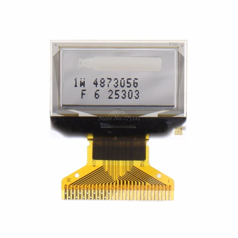 0 96 &quot30 Pin 128X64 OLED LCD белый дисплей модуль SPI серии SSD1306 Прямая поставка|Светодиодные