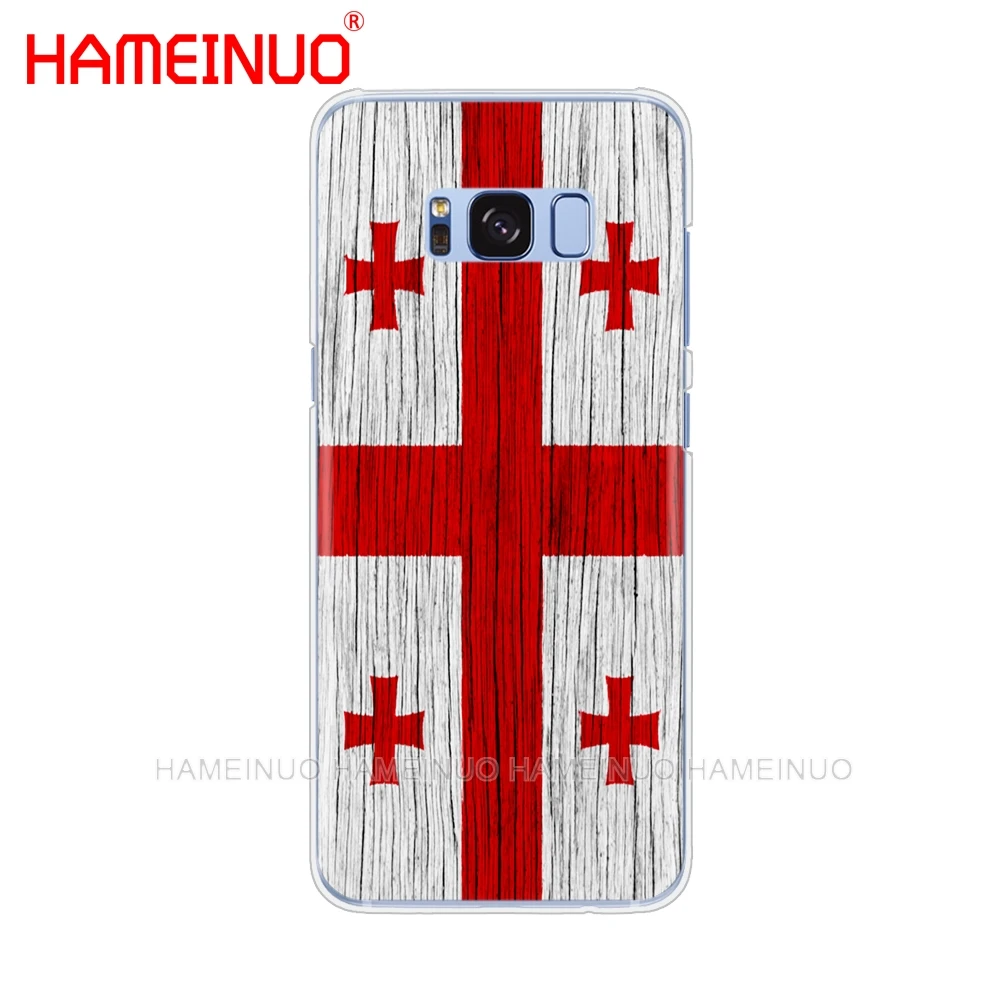 HAMEINUO грузинский Гранж флаг чехол для сотового телефона Samsung Galaxy S9 S7 edge PLUS S8 S6 S5 S4 S3