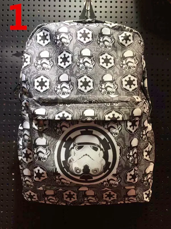 Звездные войны Красочные Модные ПУ Рюкзаки Мультфильм школьный рюкзак повседневные Студенческие Сумки Путешествия ранец унисекс