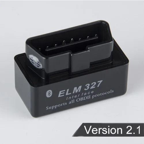 Серый Hipppcron Bluetooth MINI ELM327 V2.1 V1.5 OBD2(без диска)/OBDII ELM 327 для Android Крутящий момент Автомобильный сканер кода - Цвет: Серый