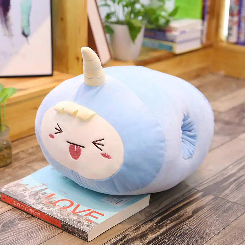 1 40 см* 30 см Kawaii Плюшевые единороги уплотнения руки теплые мягкие свиньи динозавр Подушка куклы игрушки подарки на день рождения рождественские игрушки - Цвет: 1