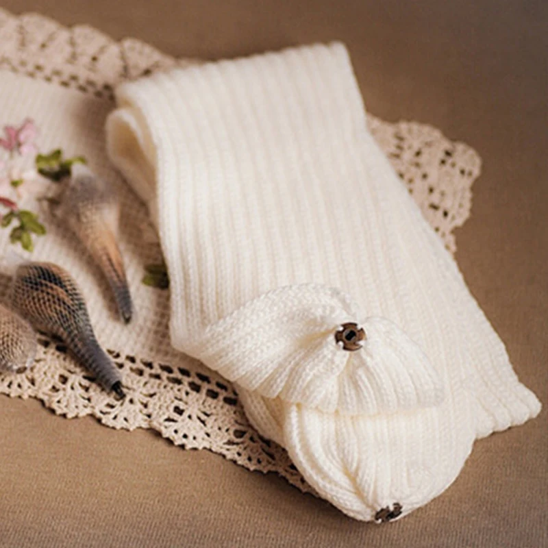 Модные детские зимние вязаные шапки бини с помпоном из меха енота шапка шарф
