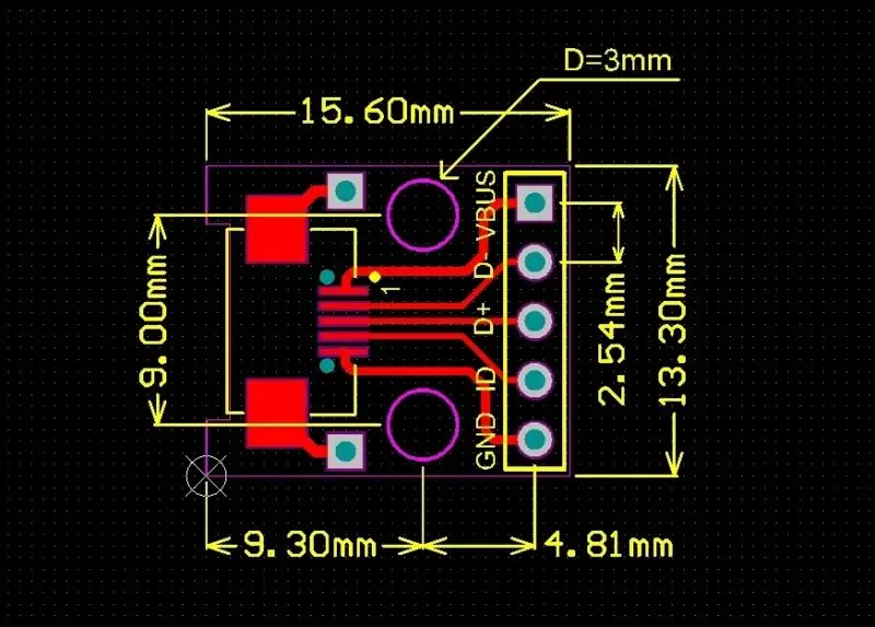 2 шт. адаптер преобразователь для печатной платы 4 контакта 54 мм|board plant|board bookadapt news