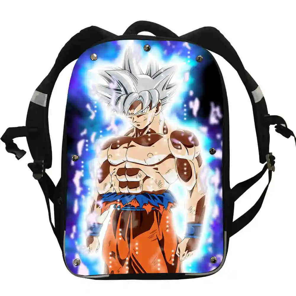 F Рюкзак с драконом и шариком, ультра-Instinct Son Goku Super Saiyan, аниме, повседневные школьные сумки для маленьких мальчиков и девочек, подростков, Mochila, подарочная сумка - Цвет: F