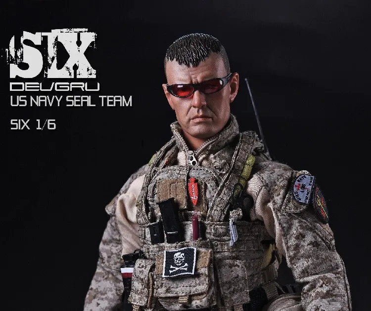 Театр PH 1/6TH весы ВМС США Seal Team Шесть с K9 собака 12 &quotКоллекционная военные фигуркы
