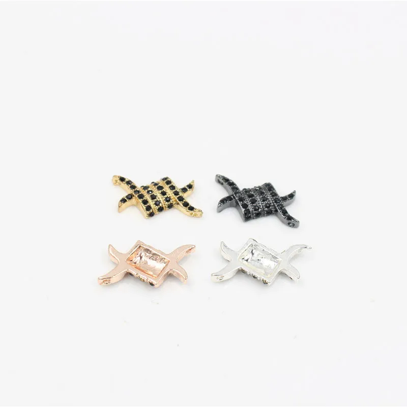 Модные бусины NADEEM с микрозакрепкой из фианита искусственные кристаллы для