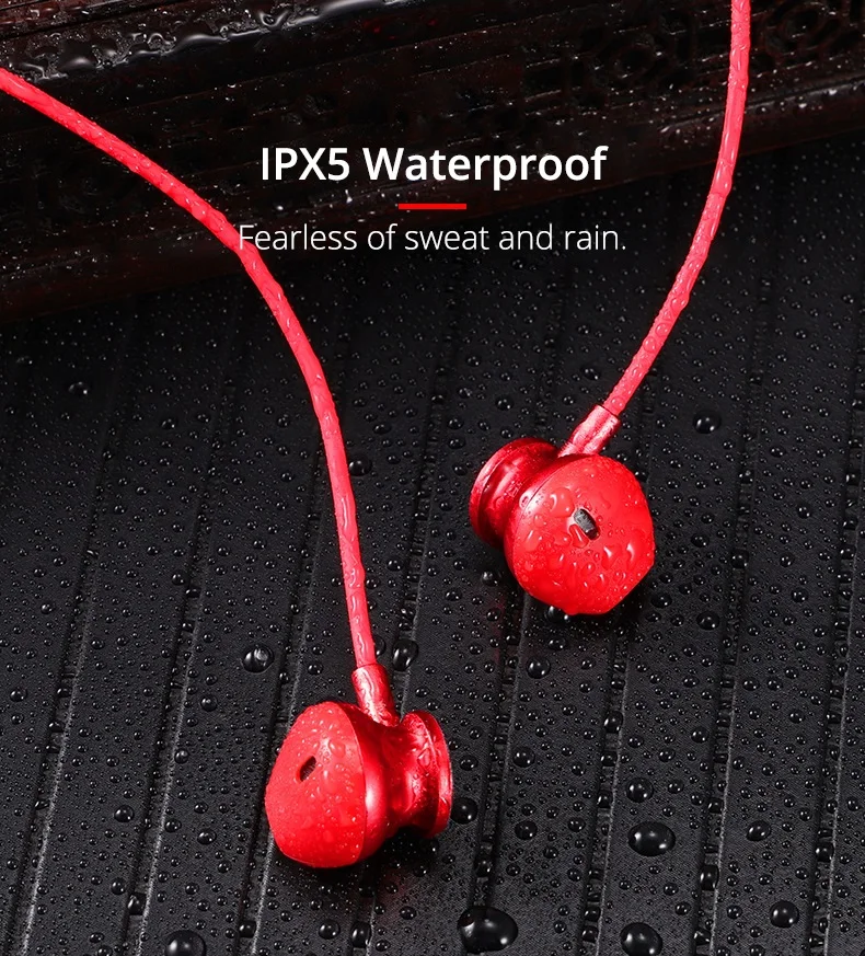 Беспроводные наушники EARDECO IPX5, Bluetooth наушники, стерео Спортивные Беспроводные наушники, гарнитура с микрофоном, басы для телефона