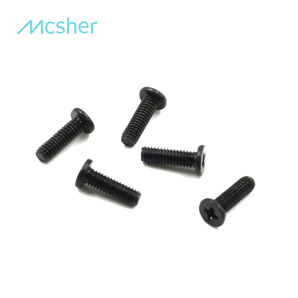 50pcs M2.5 x 8mm Laptop Notebook Screw Phillips Flat Wafer Head Black Zinc | Обустройство дома