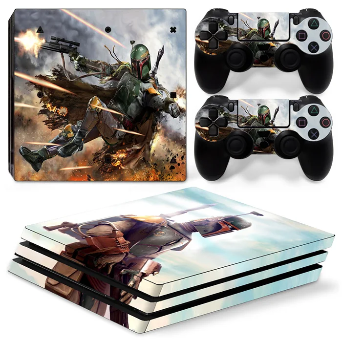 Наклейка для ружья PS4 Pro консоль Sony Playstation 4 и контроллер из 2 предметов бесплатная