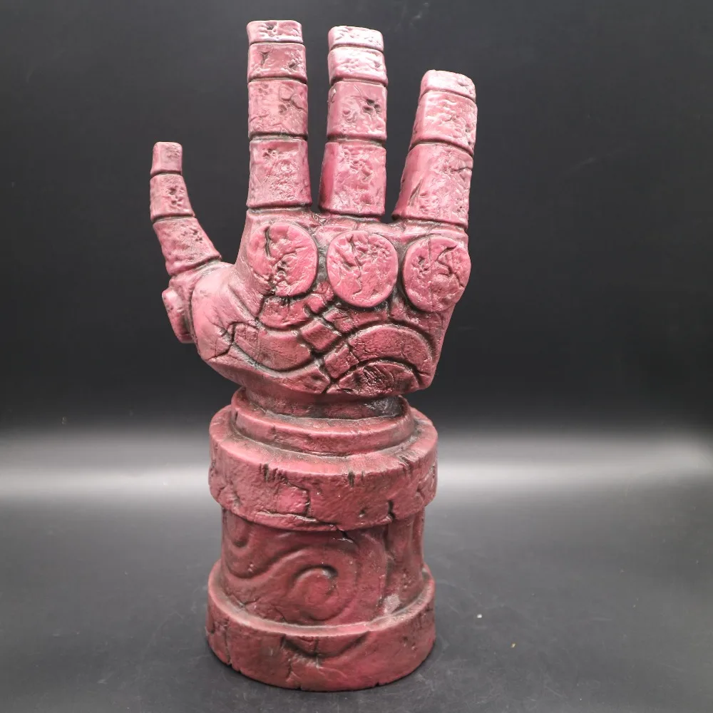 Фильм Hellboy Голова маска Хэллоуин нарядное платье косплей реквизит латексные маски перчатки маска