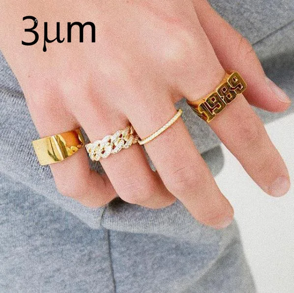 

3UMeter Number Name Ring Menring Custom Ring Zirkonia Personalized Sterling Silber Ring Rose Gold With Number Custom Gifts