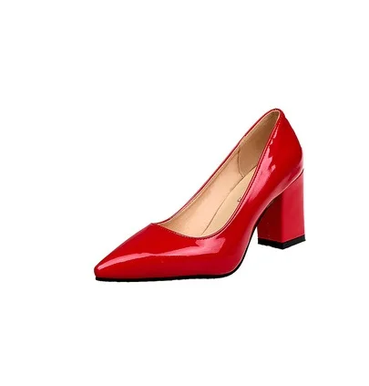 2020 новые женские туфли-лодочки черные тонкие туфли из лакированной кожи на