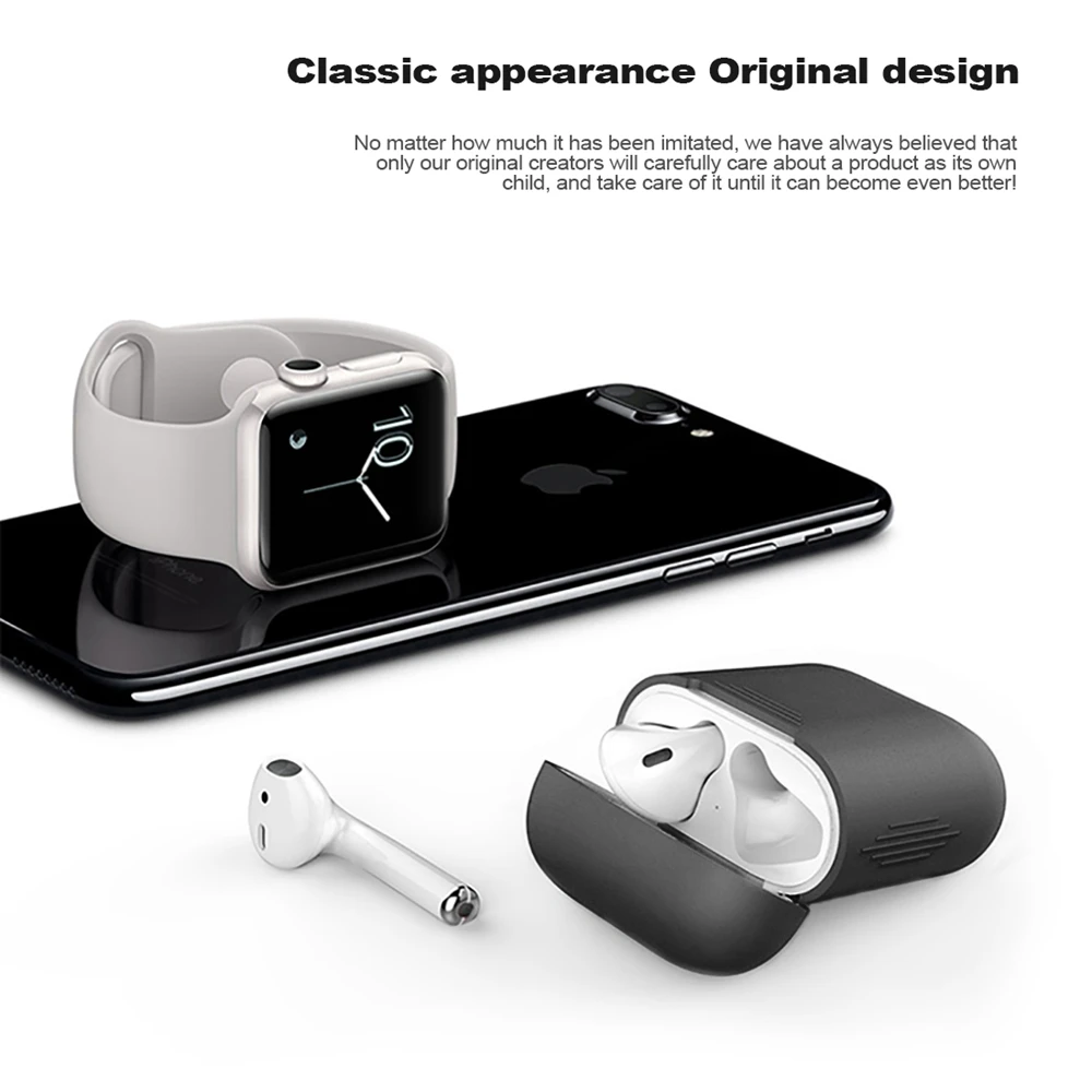 Чехол для наушников Apple аксессуары для Airpods AirPod чехол Роскошный чехол для Airpods Apple мягкий силиконовый защитный чехол для Air Pods чехол s