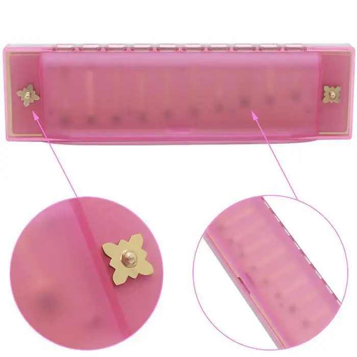 1 Pc 10 Holes Harmonica Learning& Education Plastic Harmonica Music Toys