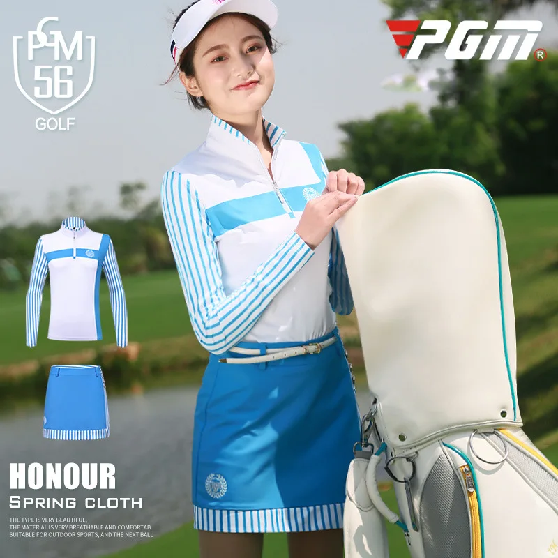 2018 PGM одежда для гольфа женские летние солнцезащитные дышащие футболки