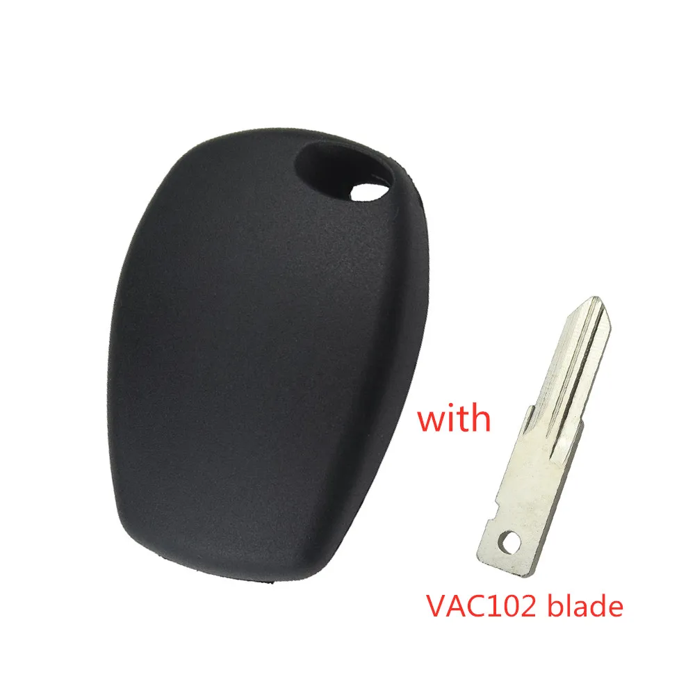 vac102 RIOOAK неразрезанный пустой NE73/VA6/VAC102 лезвие без корпус для ключей на кнопке для Renault Logan Twingo Clio чехол для авто ключа запасная крышка Fob - Цвет: vac102