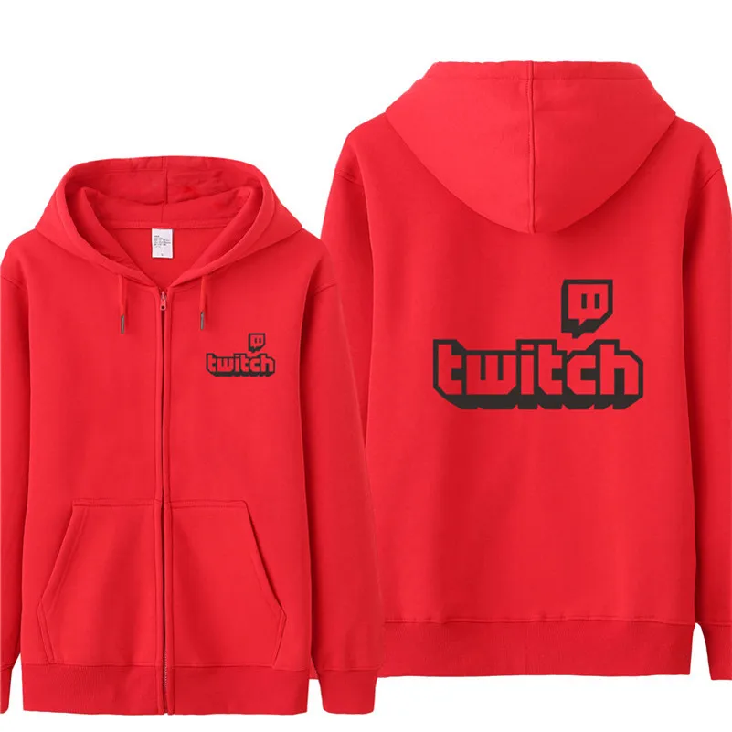 Осень Twitch Channel толстовки Толстовка мужская мода пальто пуловер флисовый пуловер унисекс человек Twitch толстовки HS-028 - Цвет: as picture