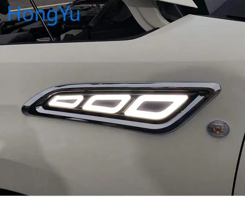 Светодиодный токарный светильник DRL сигнальная лампа боковые отверстия StickerFor