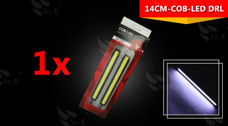 2 шт. дневные ходовые огни 14 см DRL COB светодио дный LED обновление ультра яркий