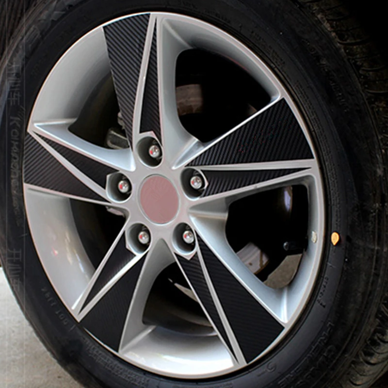 Углеродное волокно для логотипа Avante 16 дюймов наклейка на обод колеса ступица