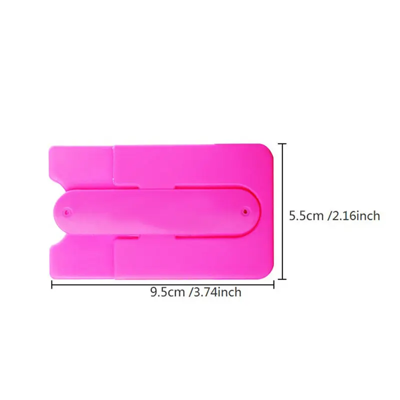 Силиконовый держатель для карт наклейка на заднюю крышку мобильного телефона