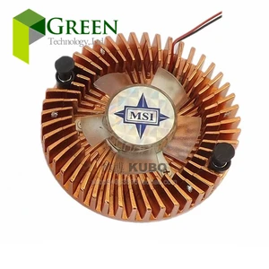 Вентилятор для видеокарты, 12 В, 1 Вт, с шагом отверстия 55 мм, с радиатором, кулер с Sunon124010VM, 2-контактный