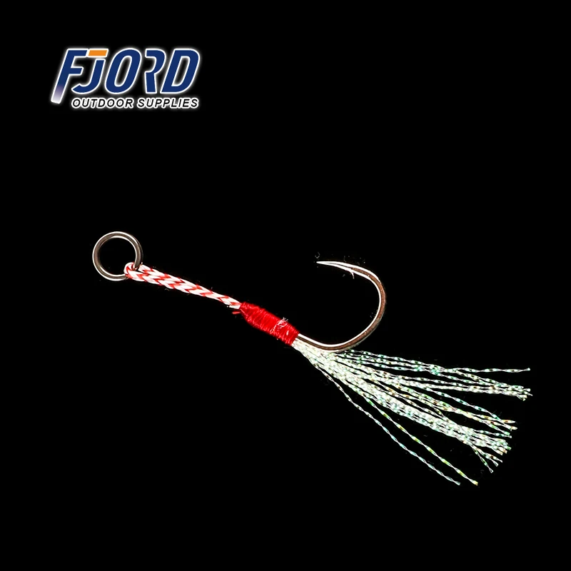 Рыболовный крючок FJORD с ночным светом УФ-провод 5 шт./лот рыболовные крючки