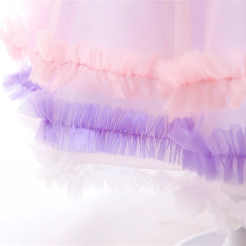 Платье с радужным единорогом праздничное платье принцессы на карнавал одежда