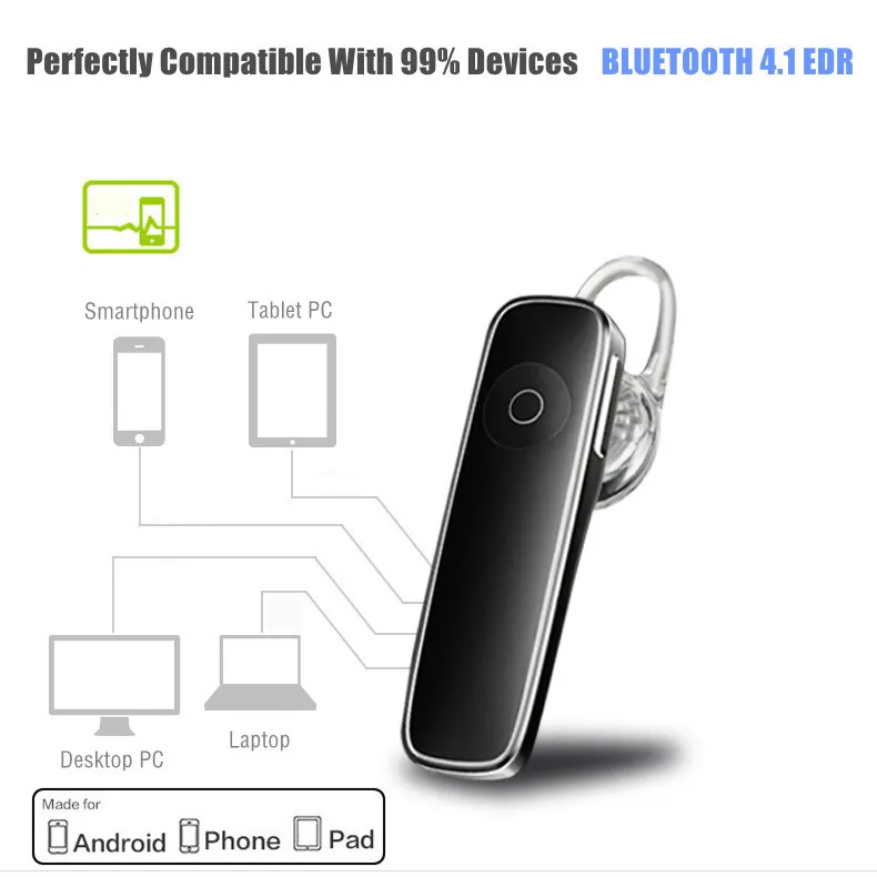 Мини беспроводные наушники Bluetooth гарнитура с микрофоном Handfree спортивные наушники стерео наушники fone de ouvido sem fio наушник