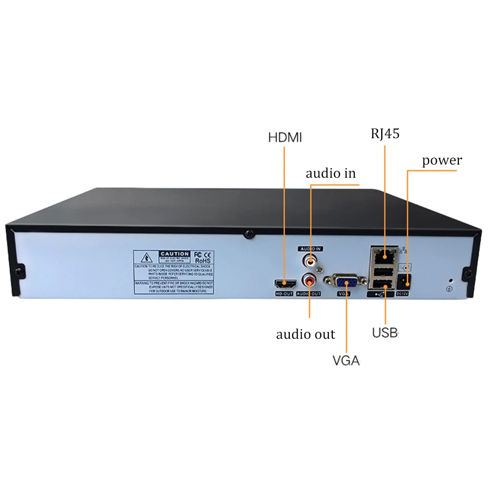 Сетевой видеорегистратор для IP камеры видеонаблюдения 32 канала NVR H.265 HDMI 1080P 25