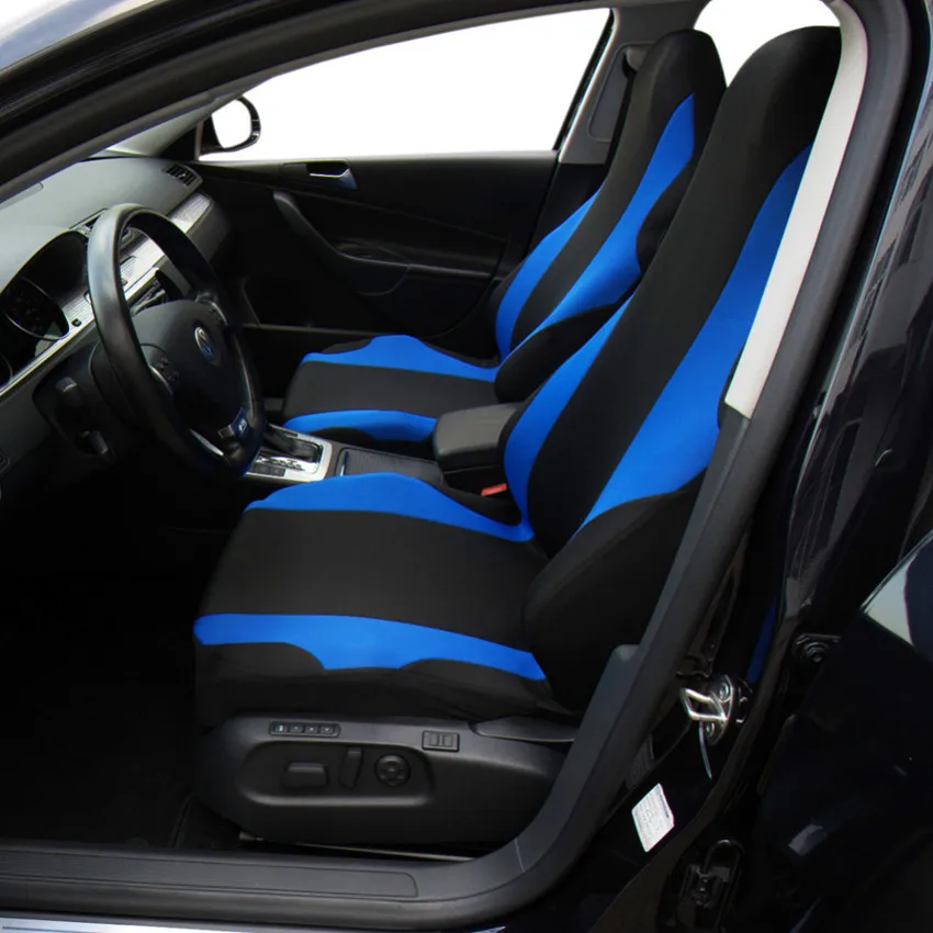 

Universal Auto Blue High Back Bucket Car Seat Cover Sports Style Universal Fit Most Seat Cover Interior Accessories Seat Covers