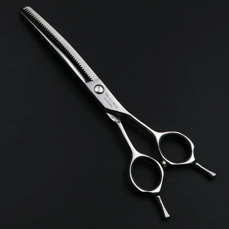 Профессиональные Парикмахерские ножницы Black Knight 6 5 дюйма изогнутые филировочные