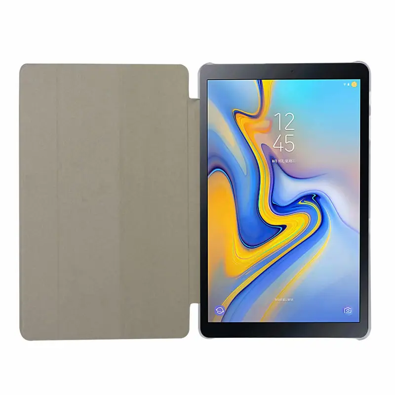 Тонкий магнит из искусственной кожи чехол для samsung Galaxy Tab A 10,5 T590 T595 SM-T590 SM-T595 планшет умный Ультратонкий чехол