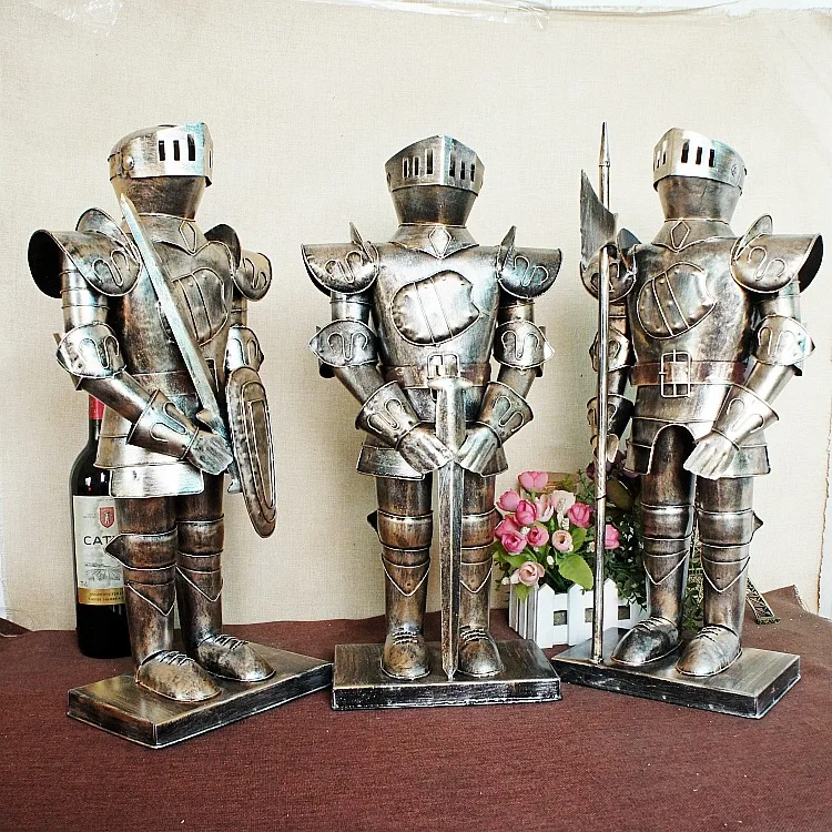 3 шт./лот 2016 Рождество ручная работа металлические солдаты миниатюрные 52 см