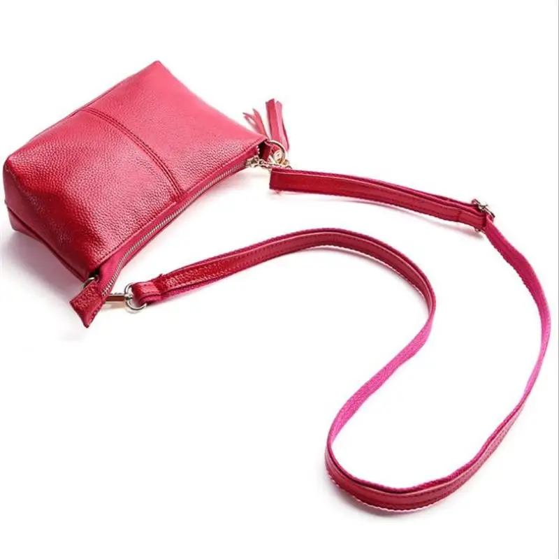 2020 Women Designer Bag 100% Genuine Leather Handbags Fashion Luxury Tassel Shoulder Bags Brand Girl Party Clutch Sac A Main | Багаж и