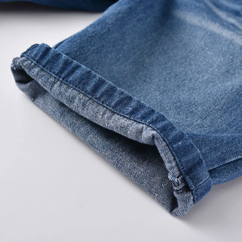 ELIE ELVO Fashion Boys Clothing Sets Summer Children's Plaid Short-Sleeved Shirt + Jeans Shorts Suits Gentleman Kids Clothes |