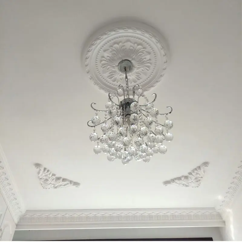 Серебро, золото, хрусталь шар светодиодный люстра люстры де cristal столовая спальня avize современный салон люстры потолок Прямая поставка