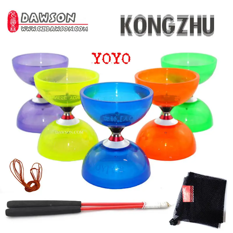 S # YOYO набор из 3 подшипников прочные Стекловолоконные палочки прозрачные (синие