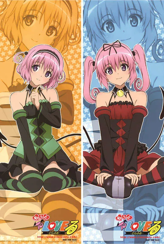 To love ru аниме персонажи сексуальная девушка Момо велия deviluke& nana asta deviluke бросок наволочка для любви-Ru наволочка для тела