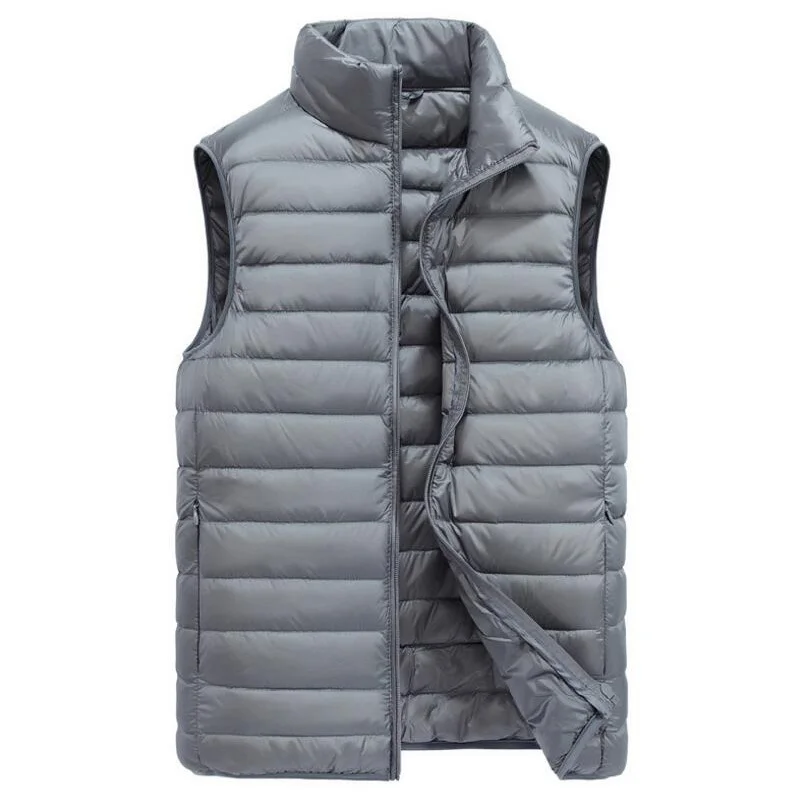 Осенний жилет мужская повседневная парка куртка без рукавов модный легкий