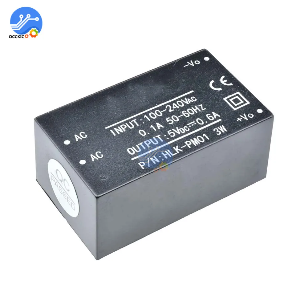 HLK-PM01 HLK-PM03 HLK-PM12 220V 5V/3 3 V/12V для ступенчатого понижения Питание модуль | Электроника