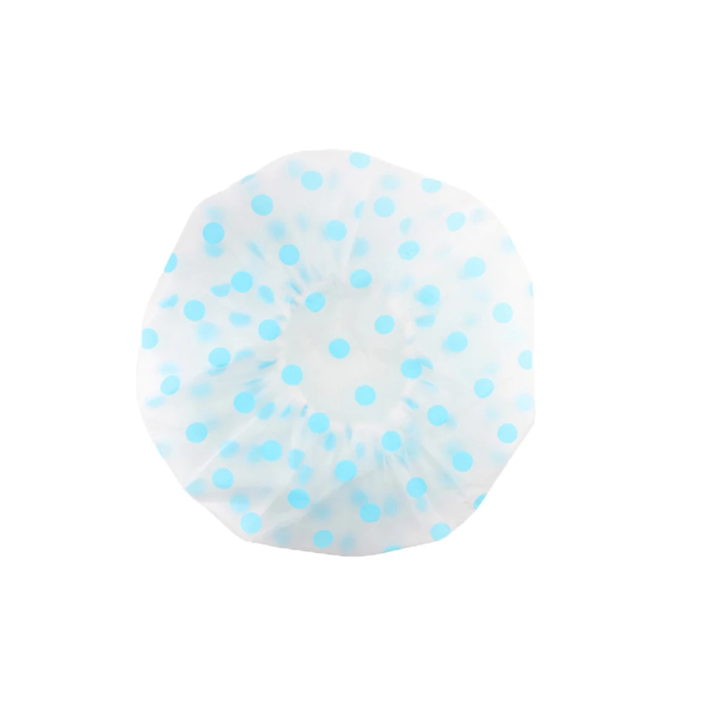 Товары для ванной в горошек водонепроницаемая шапка душа утолщенная ванны