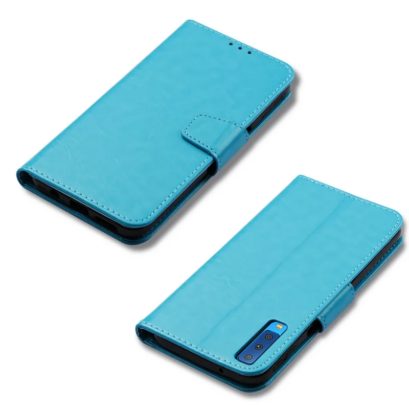 Модный кожаный чехол для Samsung Galaxy A7 2018 A750 A6 A8 Plus A3 A5 2015 2016 2017 Note 9 8 5 Note8 Мягкая