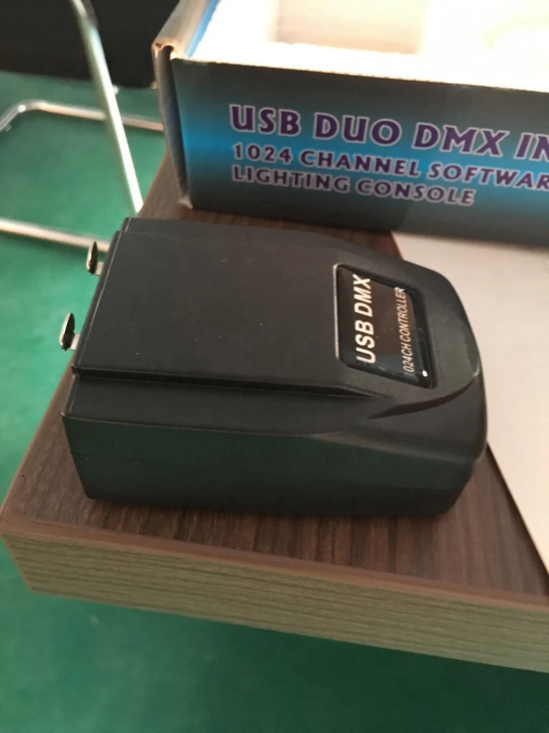 DMX 512 контроллер программного обеспечения USB DUO DMX интерфейс 1024 канал программное обеспечение освещение консоль с flycase